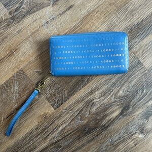 Fossil Blue and Gold Wallet